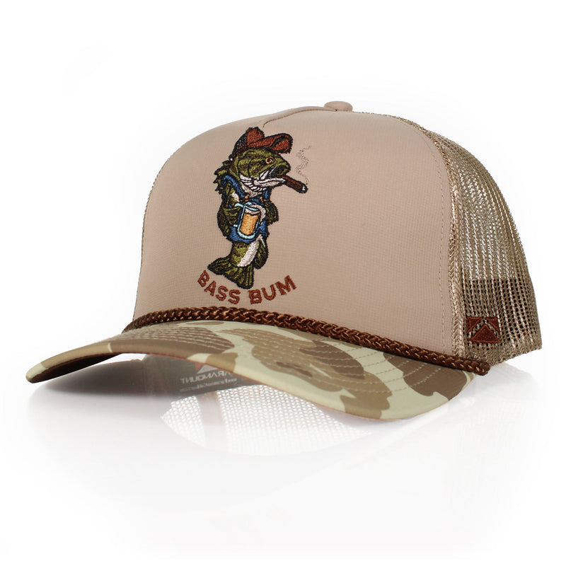 Load image into Gallery viewer, Bass Bum 5-Panel Bass Fishing Hat