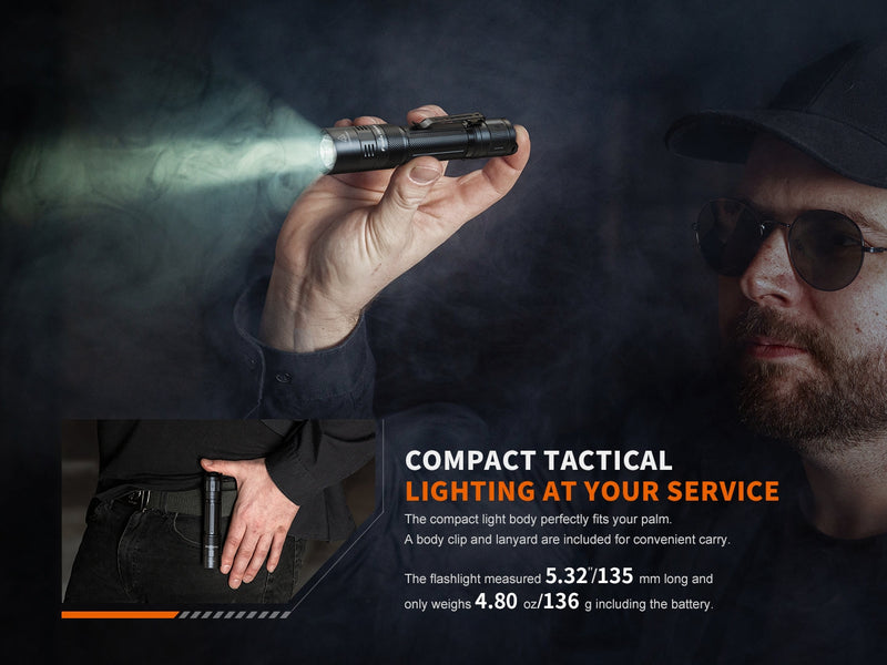 Load image into Gallery viewer, Fenix PD32R Rechargeable Silent Switch LED Flashlight