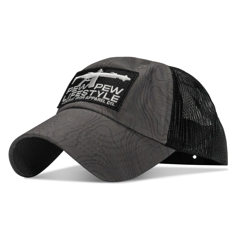 Load image into Gallery viewer, Ripstop Pew Pew Lifesyle Patch Tactical Ripstop Mesh Snapback Hat