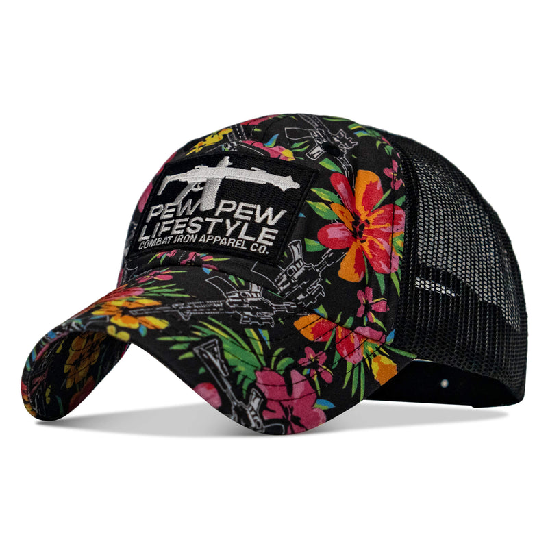 Load image into Gallery viewer, Ripstop Pew Pew Lifesyle Patch Tactical Ripstop Mesh Snapback Hat