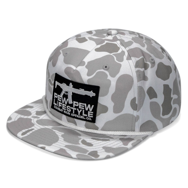 Load image into Gallery viewer, Pew Pew Lifestyle Patch Flatbill Hat