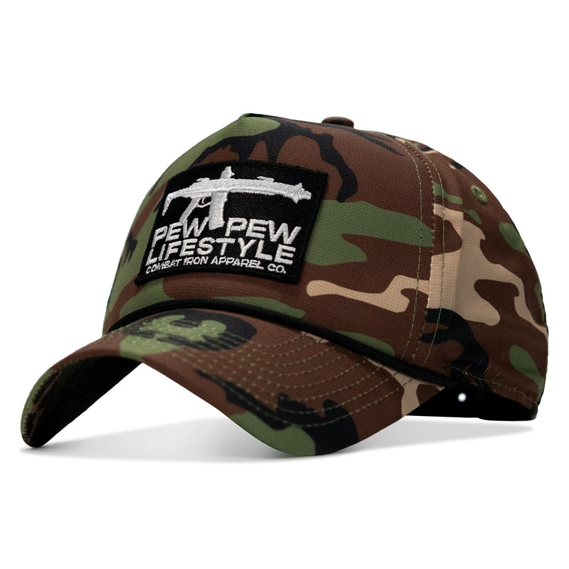 Load image into Gallery viewer, Pew Pew Lifestyle Patch Weekender Snapback Hat