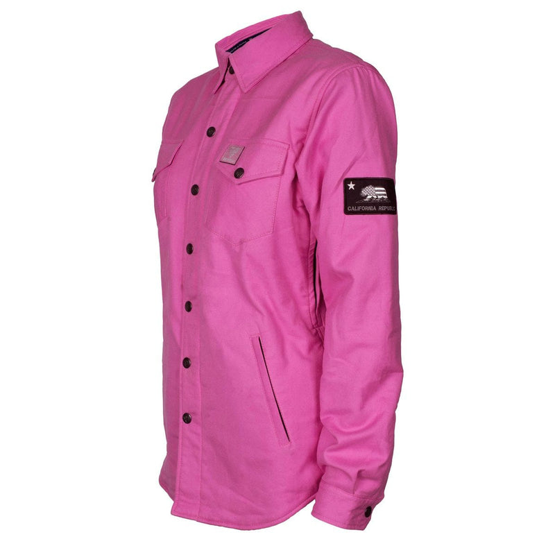 Load image into Gallery viewer, Protective Flannel Shirt for Women - Pink Solid