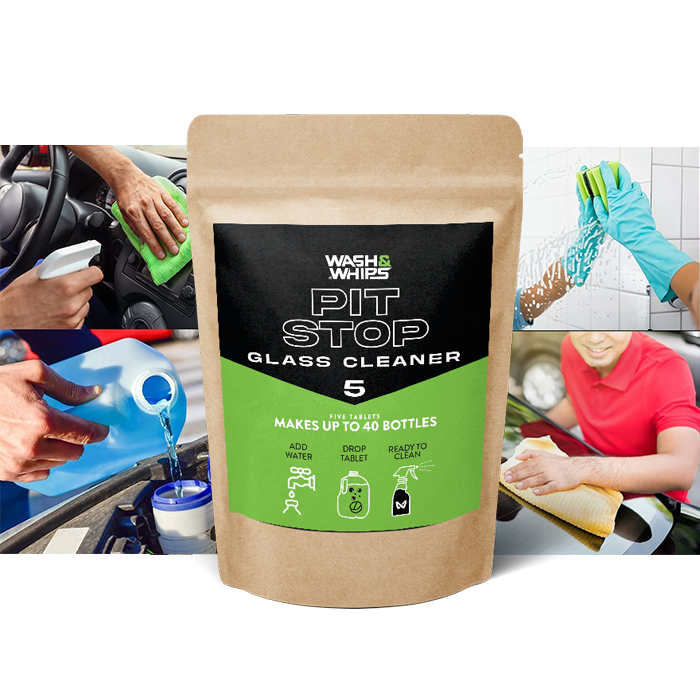 Load image into Gallery viewer, WASH&WHIPS Pit Stop Glass Cleaner / All Surface Cleaner Refill Tablets (Makes 5 Gallons)