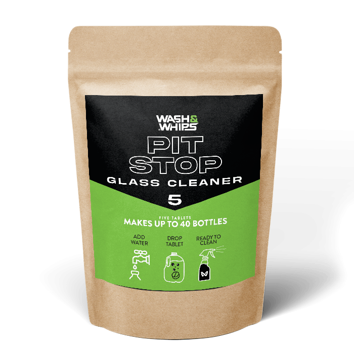 Load image into Gallery viewer, WASH&WHIPS Pit Stop Glass Cleaner / All Surface Cleaner Refill Tablets (Makes 5 Gallons)