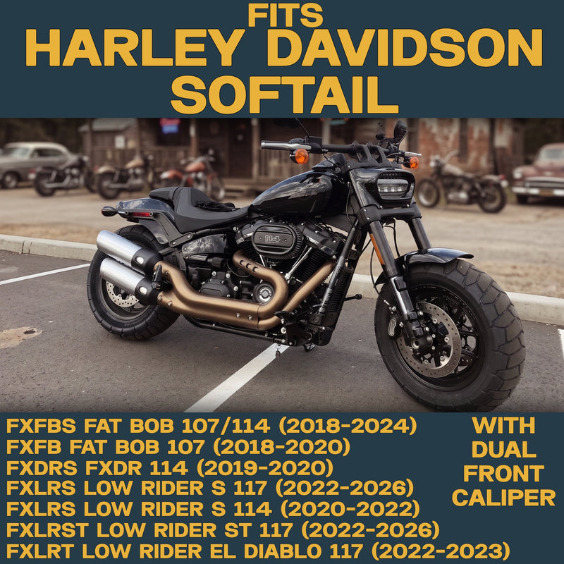 Load image into Gallery viewer, Harley-Davidson Softail 2018-2026 Ceramic Brake Pad Set – Dual Front Caliper