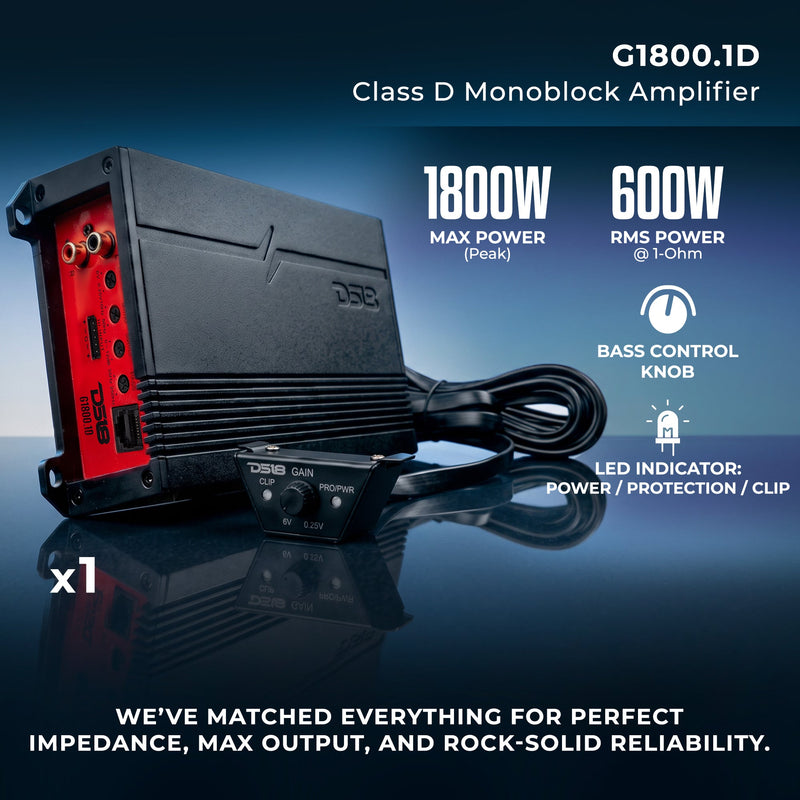 Load image into Gallery viewer, Bass Bundle: 12" Subwoofer with Monoblock Amplifier and Installation Kit