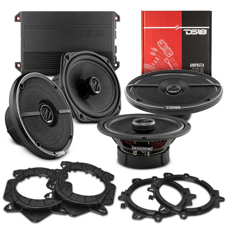 Load image into Gallery viewer, Car Audio Package: 6.5" & 6x9" Coaxial Speakers with OEM Speaker Adapters, Amplifier, and Installation Kit