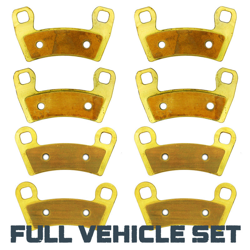 Load image into Gallery viewer, Polaris RZR Trail/S 1000/Trail S 1000/S 900/Trail S 900/900/Sport 2014-2026 Brass Brake Pad Set
