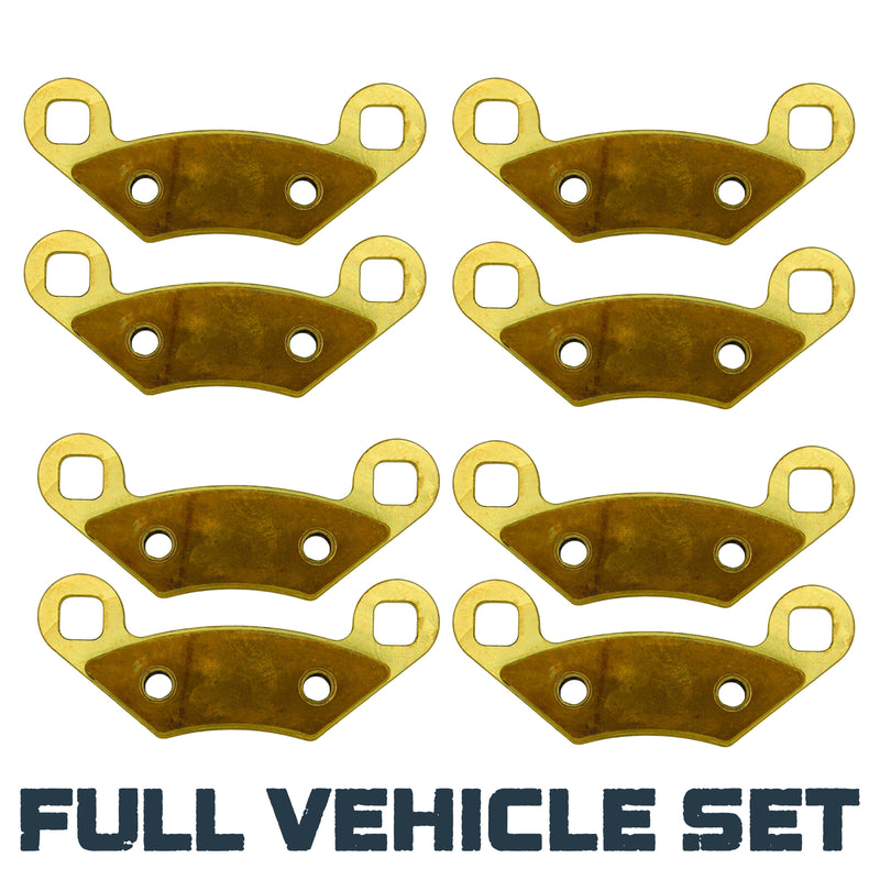 Load image into Gallery viewer, Polaris Sportsman X2/Touring 500/700/800 ATP 330/500 2004-2009 Brass Brake Pad Set