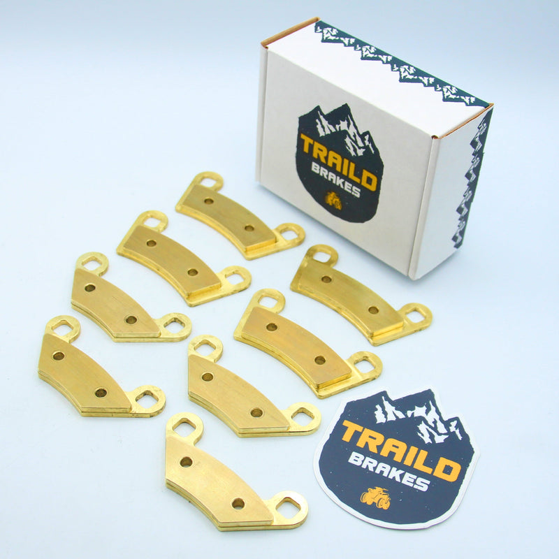 Load image into Gallery viewer, Polaris Scrambler XP 1000 S 2020-2026 Brass Brake Pad Set