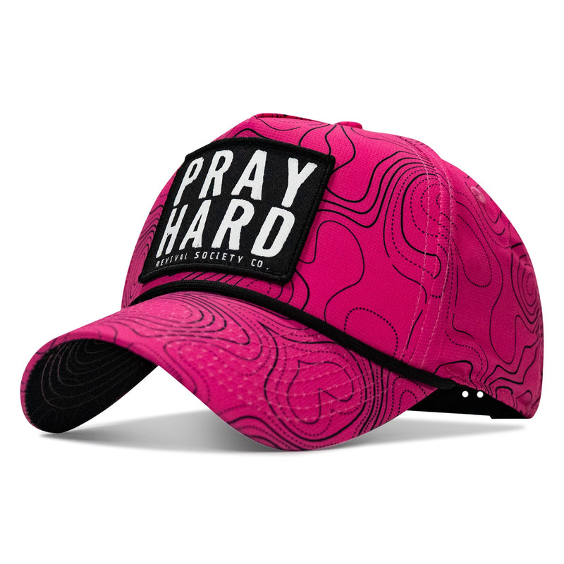 Load image into Gallery viewer, Pray Hard Patch Waterproof Weekender Snapback