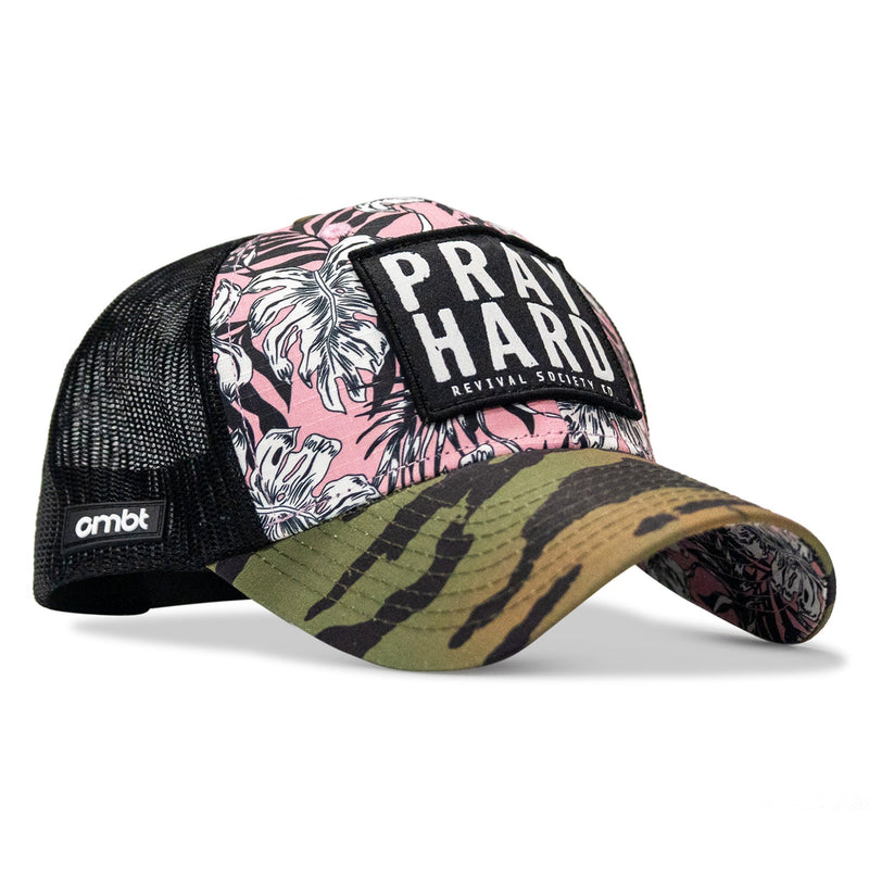Load image into Gallery viewer, Pray Hard Patch Original Ripstop Snapback Hat