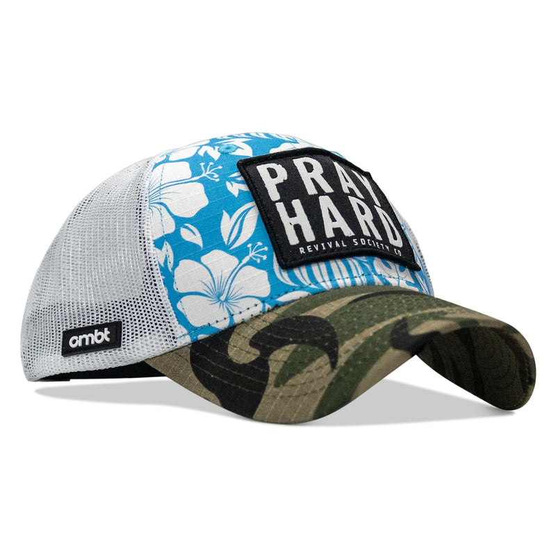 Load image into Gallery viewer, Pray Hard Patch Original Ripstop Snapback Hat
