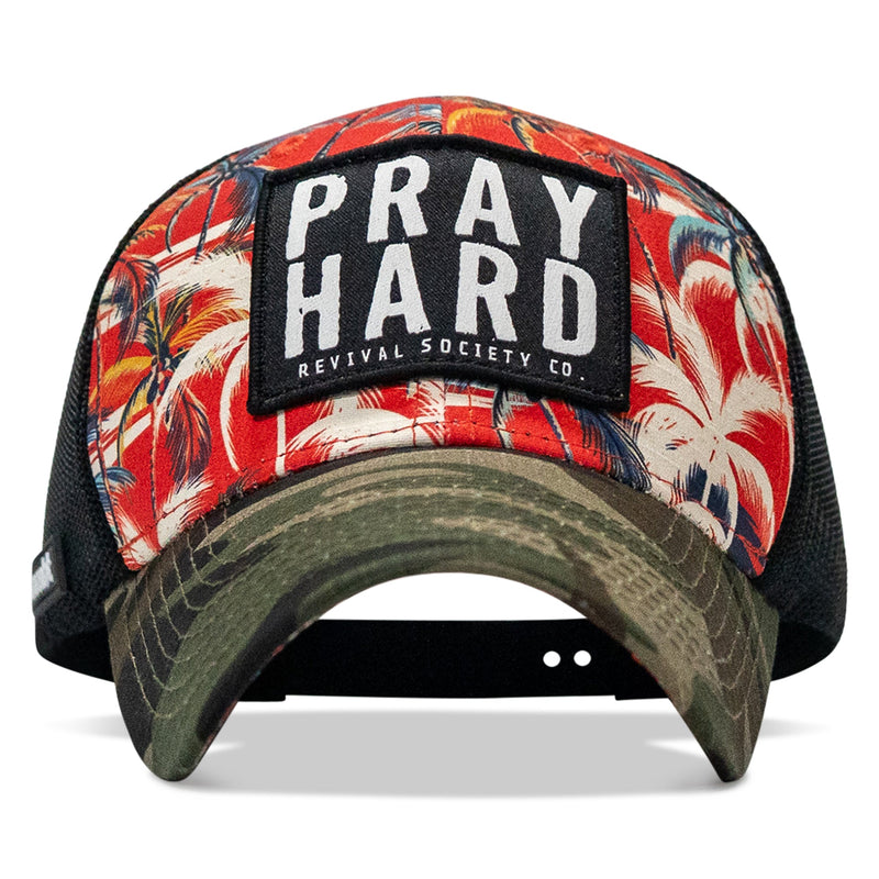 Load image into Gallery viewer, Pray Hard Patch Original Ripstop Snapback Hat