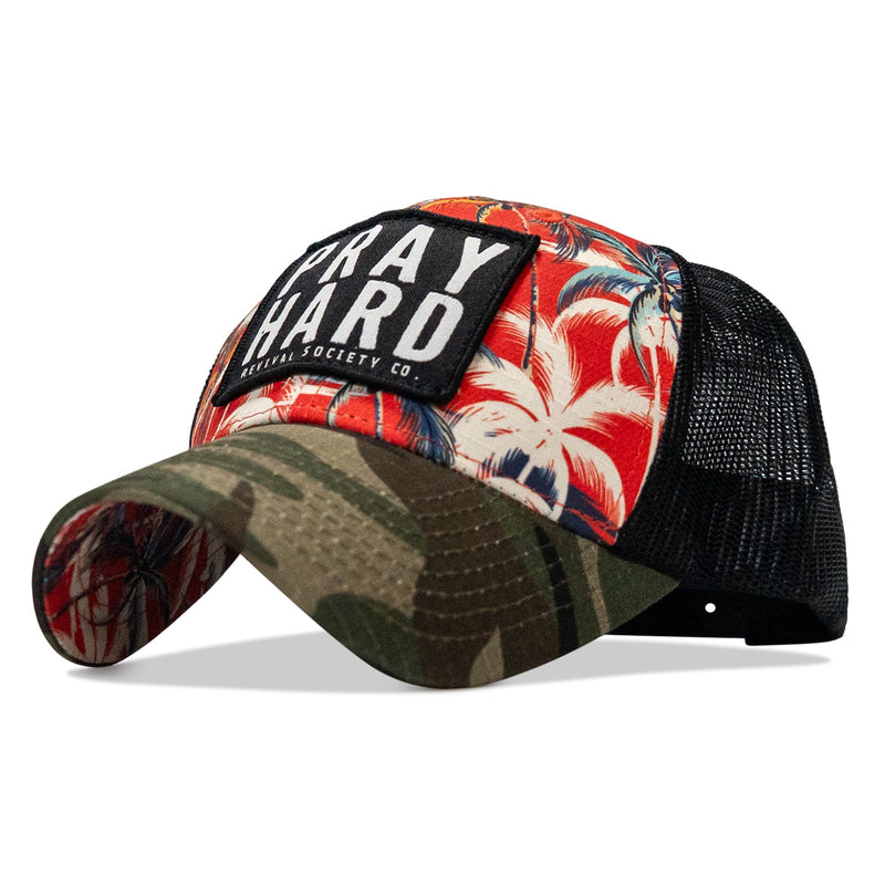 Load image into Gallery viewer, Pray Hard Patch Original Ripstop Snapback Hat