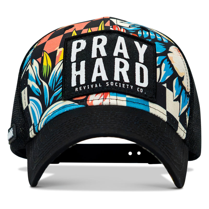 Load image into Gallery viewer, Pray Hard Patch Original Ripstop Snapback Hat