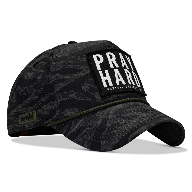 Load image into Gallery viewer, Pray Hard Patch Waterproof Weekender Snapback
