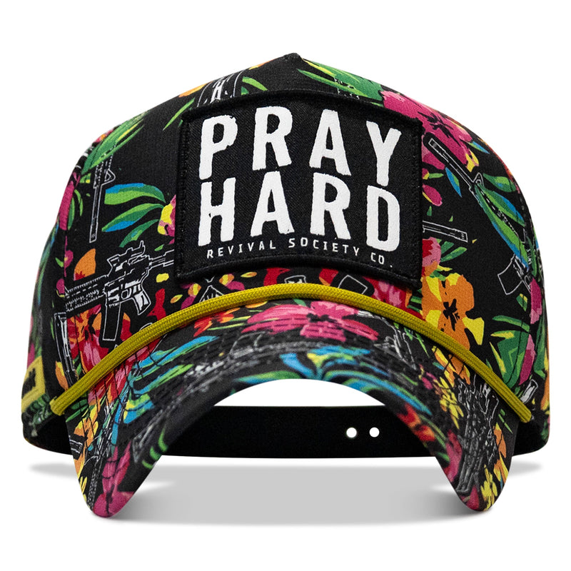 Load image into Gallery viewer, Pray Hard Patch Waterproof Weekender Snapback