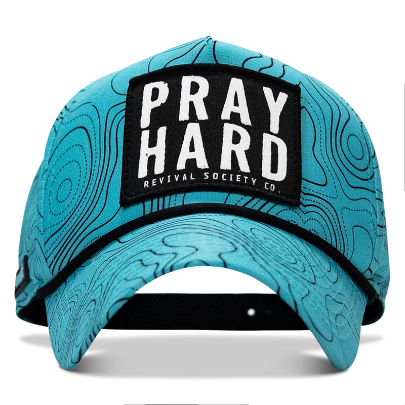 Load image into Gallery viewer, Pray Hard Patch Waterproof Weekender Snapback