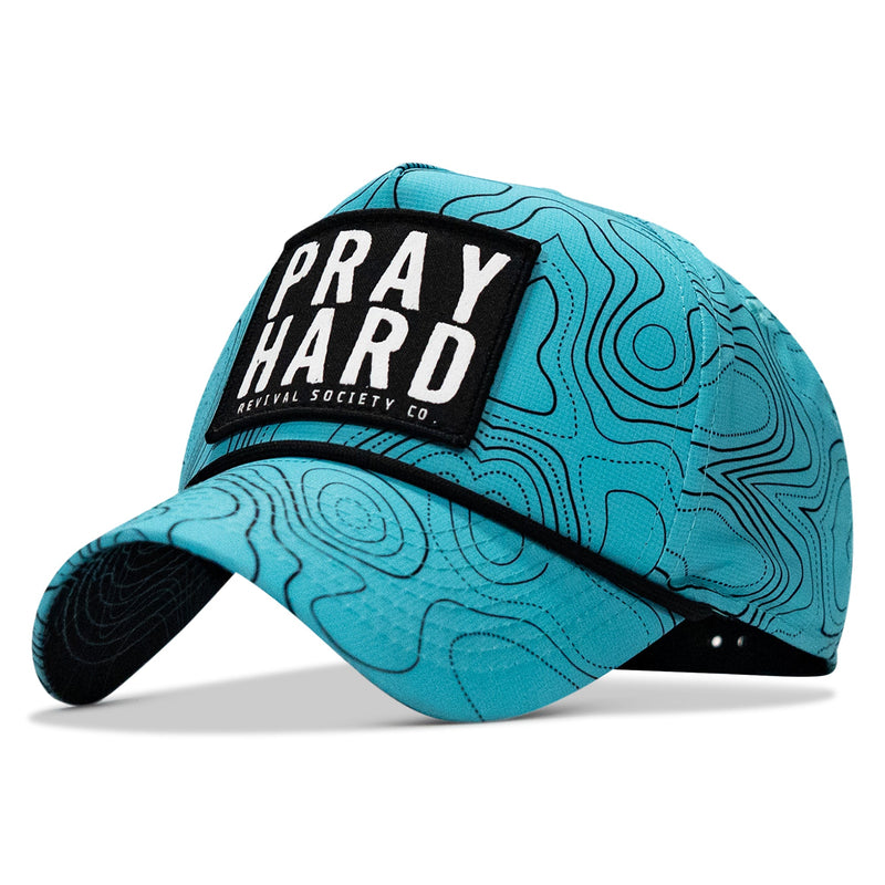 Load image into Gallery viewer, Pray Hard Patch Waterproof Weekender Snapback