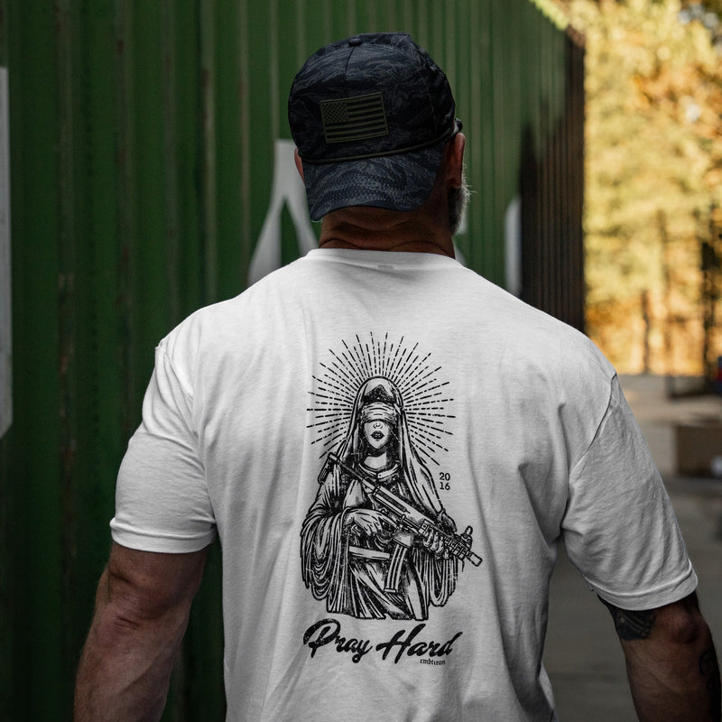 Load image into Gallery viewer, Pray Hard Men's T-Shirt