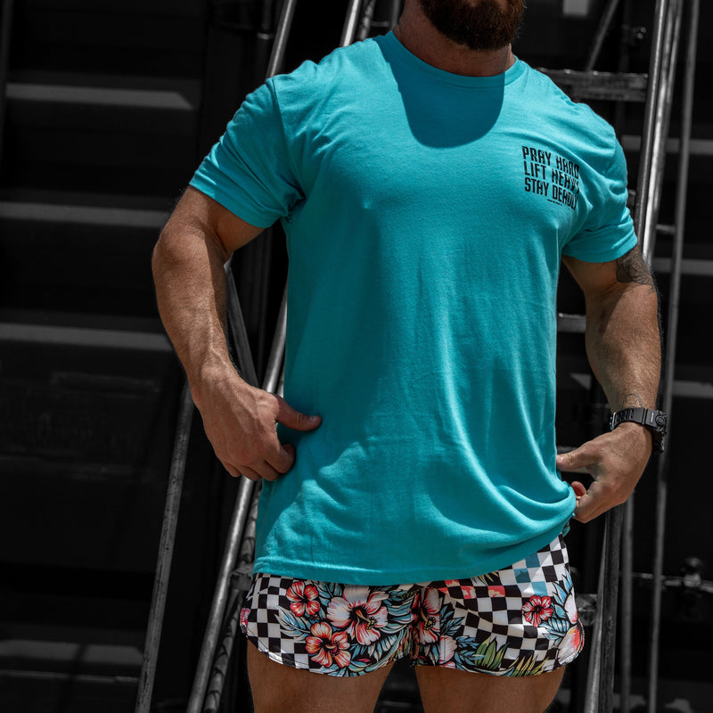 Load image into Gallery viewer, Pray Hard. Lift Heavy. Stay Deadly. V2 Men's T-Shirt