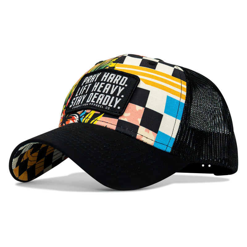Load image into Gallery viewer, Pray Hard. Lift Heavy. Stay Deadly. Patch Original Ripstop Snapback Hat