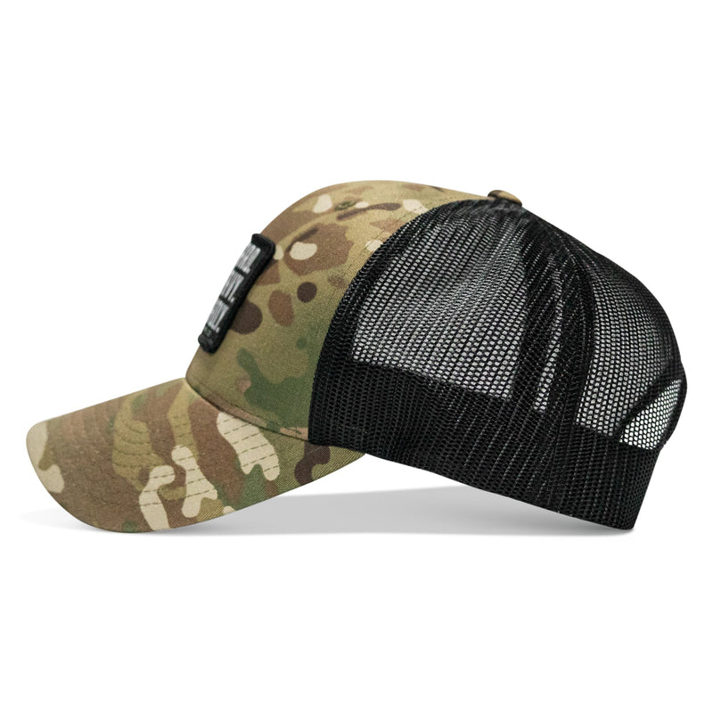 Load image into Gallery viewer, Pray Hard. Lift Heavy. Stay Deadly. Patch Snapback