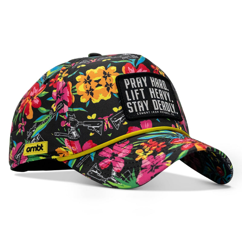 Load image into Gallery viewer, Pray Hard. Lift Heavy. Stay Deadly. Patch Waterproof Weekender Snapback