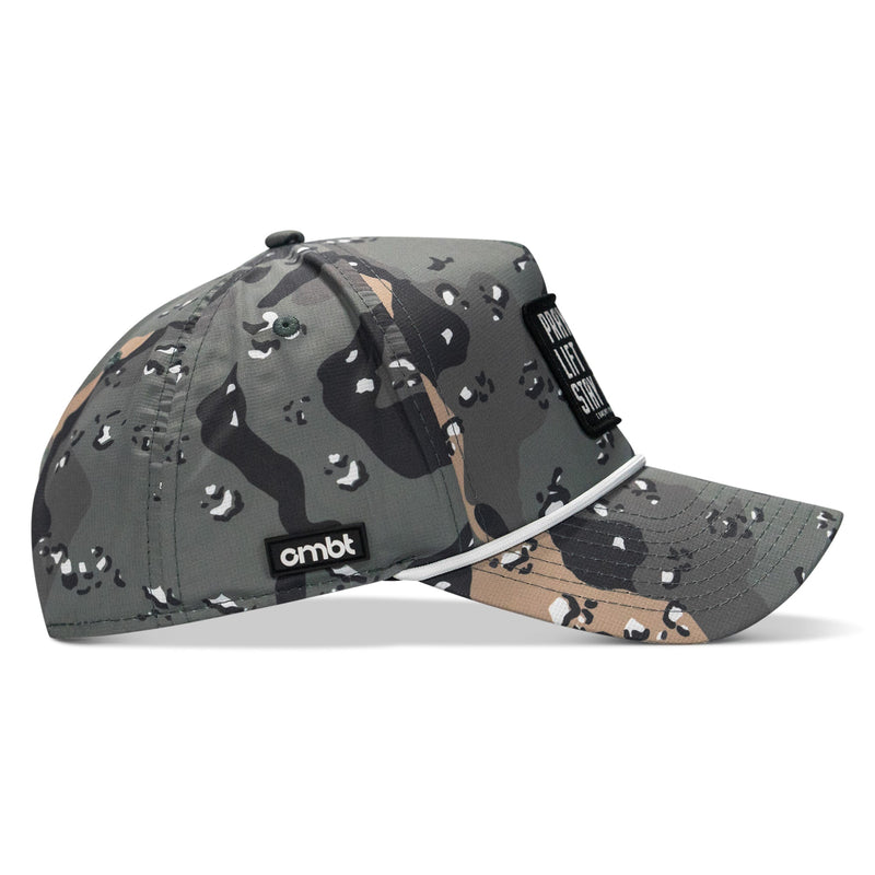Load image into Gallery viewer, Pray Hard. Lift Heavy. Stay Deadly. Patch Waterproof Weekender Snapback