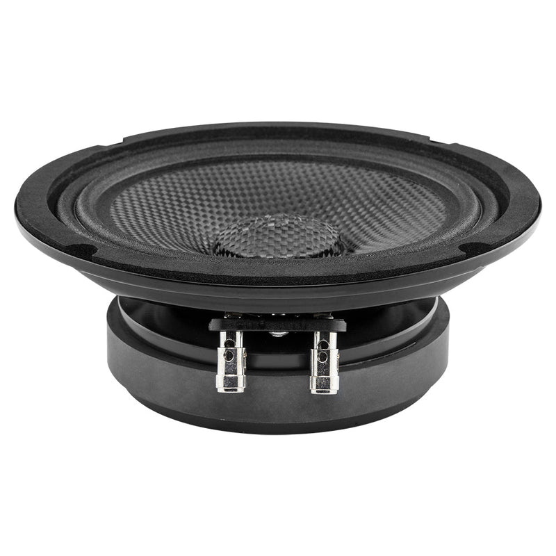 Load image into Gallery viewer, PRO 6.5” Shallow Mid-Bass Loudspeaker with Carbon Fiber Water-Resistant Cone | 250W RMS 4-Ohm