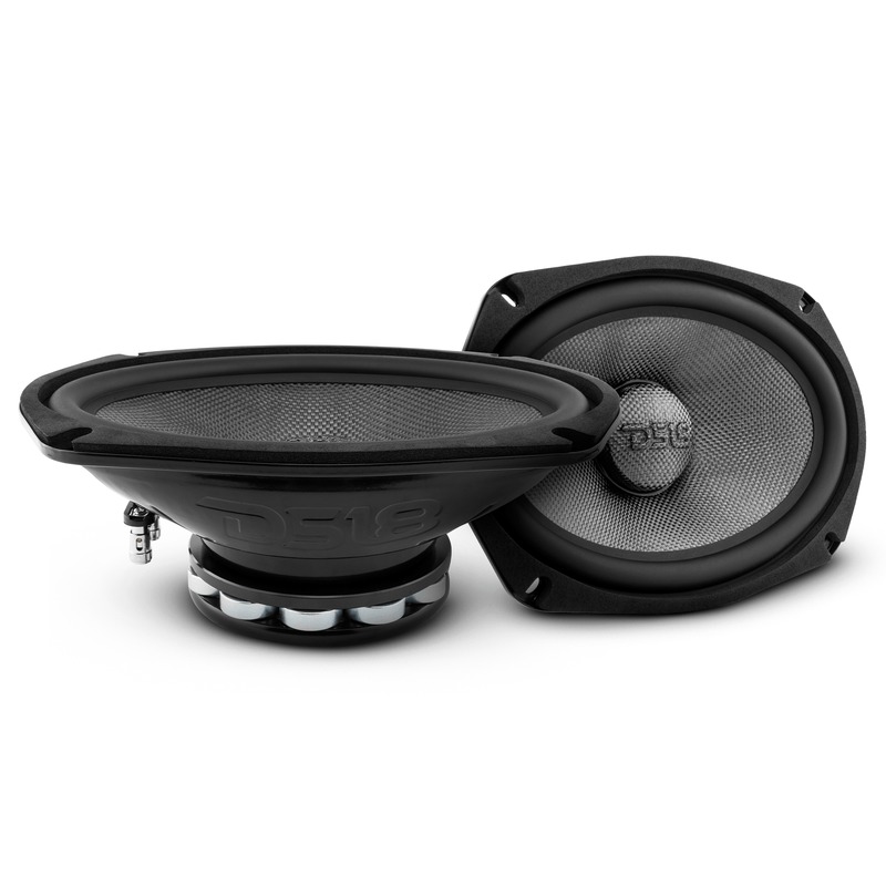 Load image into Gallery viewer, PRO 6x9" Neodymium Carbon Fiber Water resistant Cone Mid-Bass Loudspeaker 300 Watts Rms 2-Ohm