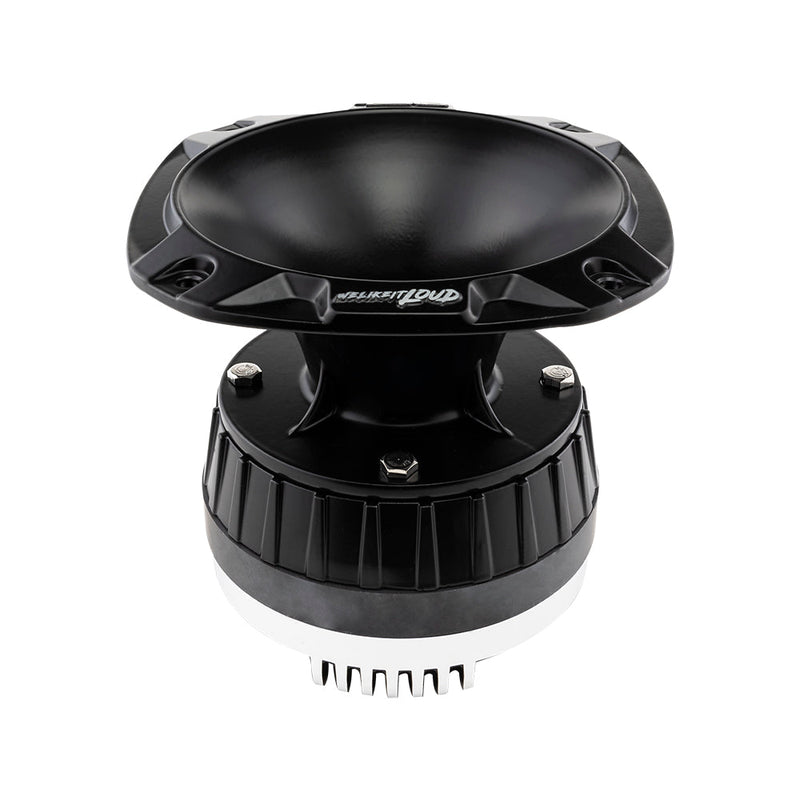 Load image into Gallery viewer, 2" Throat Bolt On Neodymium Driver with Spacer, 2" Throat Titanium Voice Coil 640 Watts and PRO-HA52/BK Horn 680 Watts 118dB 8-Ohm Mounting Depth 5.22" Throat