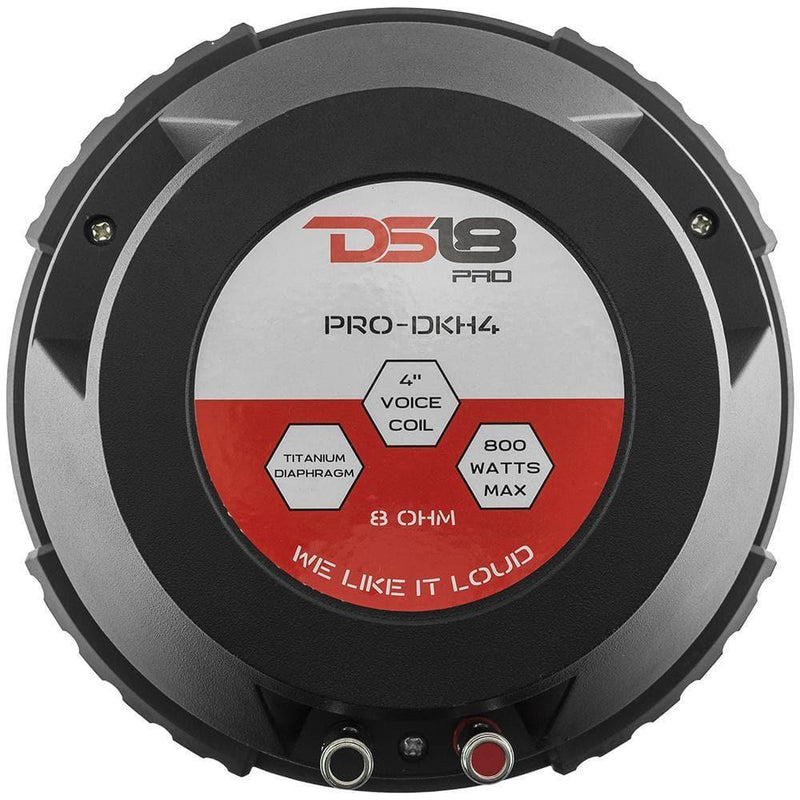 Load image into Gallery viewer, DS18 PRO-DKH4 PRO 3" Bolt On Throat Compression Driver with 4" Titanium VC and Horn 1000 Watts 8 Ohms