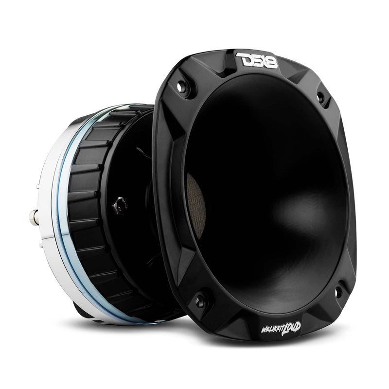 Load image into Gallery viewer, 2" Throat Bolt On Neodymium Driver with Spacer, 2" Throat Titanium Voice Coil 640 Watts and PRO-HA52/BK Horn 680 Watts 118dB 8-Ohm Mounting Depth 5.22" Throat