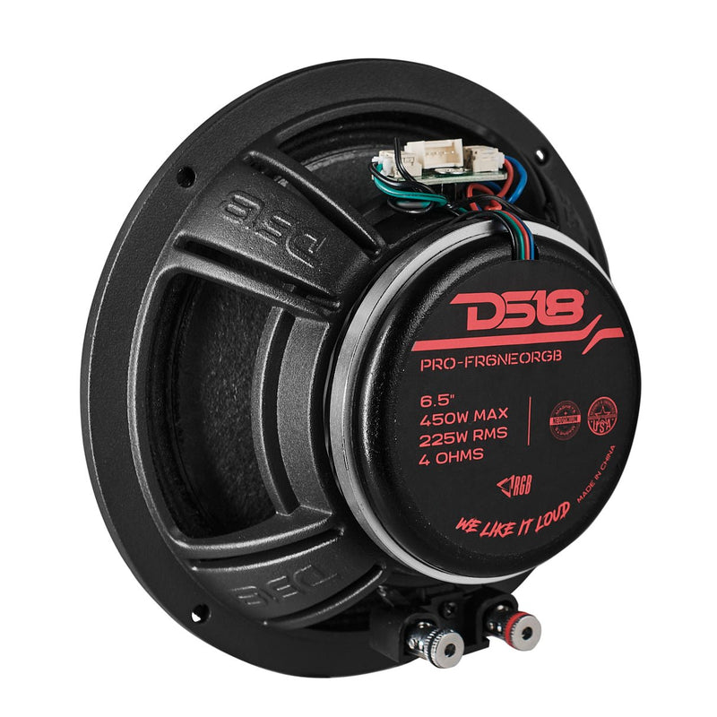 Load image into Gallery viewer, 6.5" Full-Range Loudspeaker with RGB LED Bullet 225 Watts Rms Neodymium Magnet