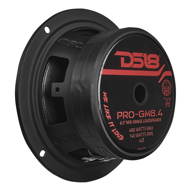 Load image into Gallery viewer, DS18 PRO-GM6.4PK Loudspeakers and Tweeters Package Including a Pair of PRO-GM6.4 + a Pair of PRO-TW1X/BK