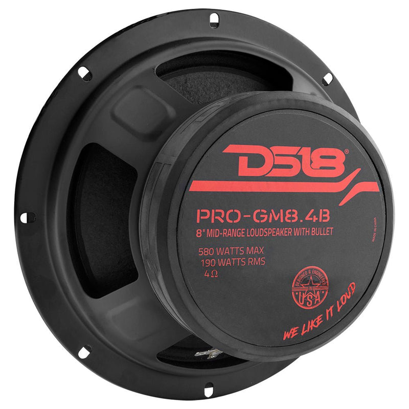 Load image into Gallery viewer, DS18 PRO-GM8.4B 8" Mid-Range Loudspeaker with Bullet 580 Watts 4-Ohm