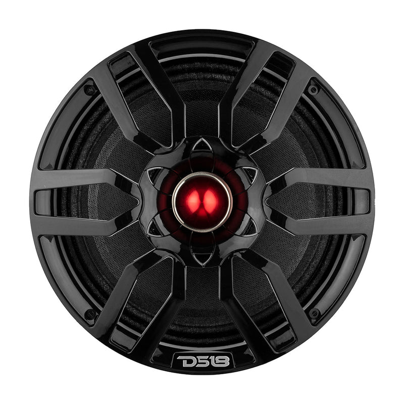 Load image into Gallery viewer, DS18 PRO-GTW10BK 10" Grill with Built-in 1.75" VC Neodymium Bullet Tweeter and RGB Lights 500 Watts Black