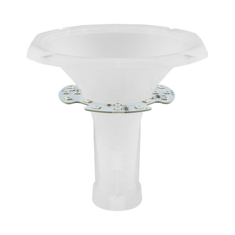 Load image into Gallery viewer, DS18 PRO-HA110CL Twist On 1" 110° 6.14" Depth Plastic Horn Clear with RGB LED Lights