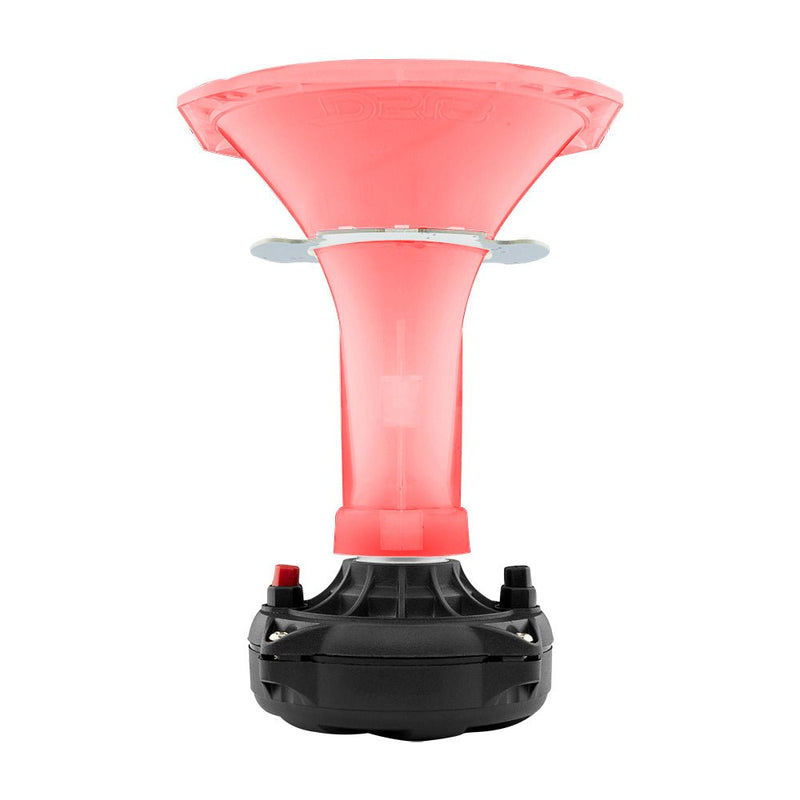 Load image into Gallery viewer, DS18 PRO-HA110CL Twist On 1" 110° 6.14" Depth Plastic Horn Clear with RGB LED Lights