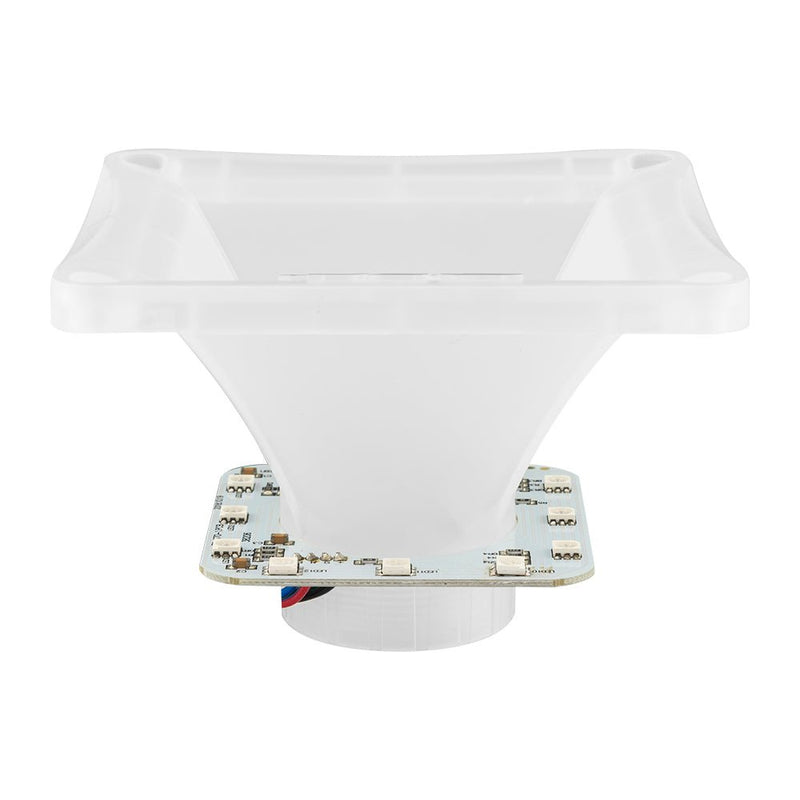 Load image into Gallery viewer, DS18 PRO-H44CL 1" Throat Transparent Plastic Driver Horn With RGB Lights