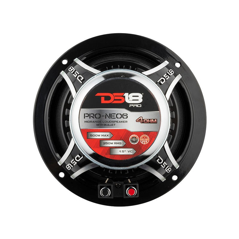 Load image into Gallery viewer, PRO 6.5" Neodymium Mid-Range Bullet Loudspeaker 250 Watts Rms 4-Ohm