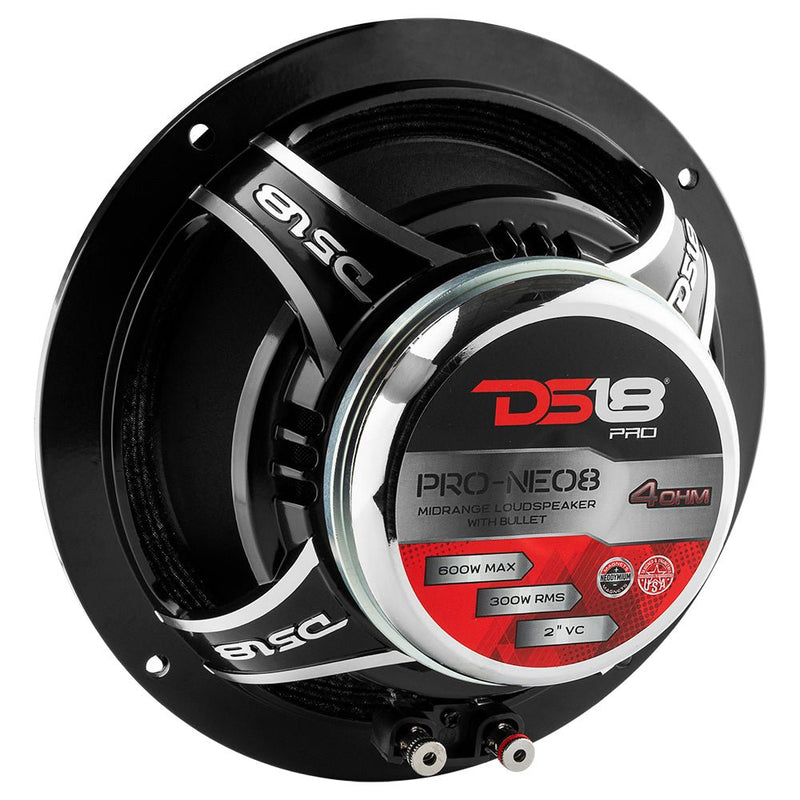 Load image into Gallery viewer, PRO 8" Neodymium Mid-Range Bullet Loudspeaker 300 Watts Rms 4-Ohm