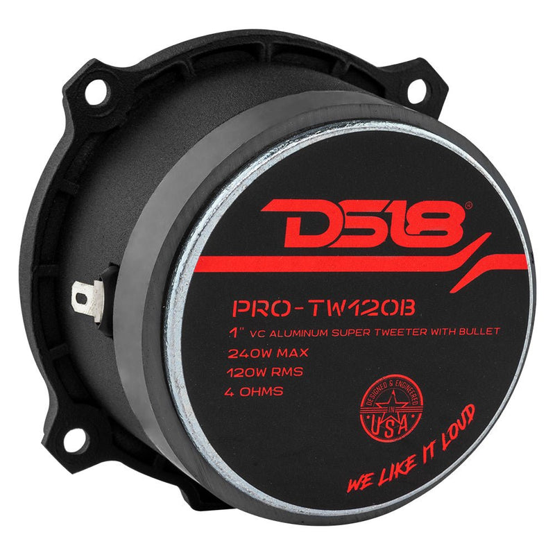 Load image into Gallery viewer, 3” PRO Aluminum Super Bullet Tweeter – 240 Watts with Built in Crossover