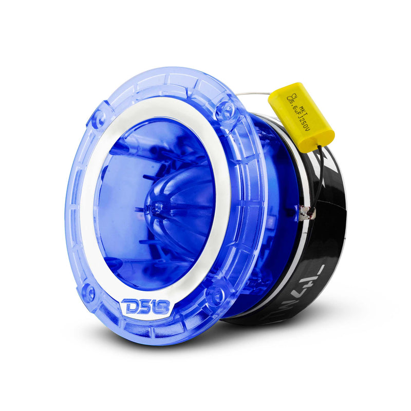 Load image into Gallery viewer, 4.5" Super Bullet Tweeter 280 Watts 1.75" Titanium 4-Ohm Vc with RGB LED Lights