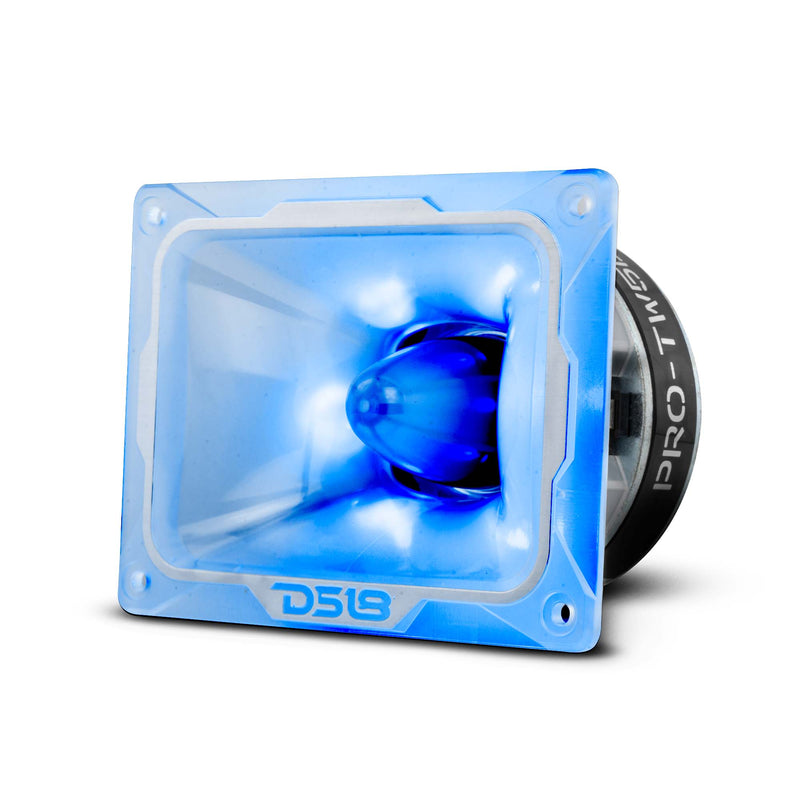 Load image into Gallery viewer, 4" x 5.35" Super Bullet Tweeter 250 Watts 1.5" Aluminum 4-Ohm Vc with RGB LED Lights