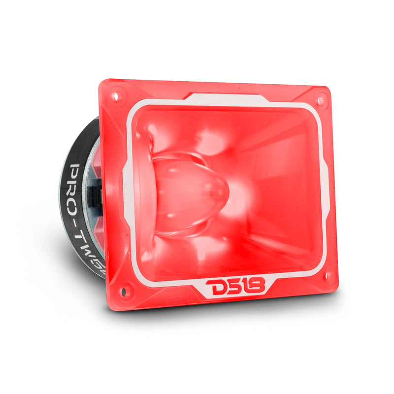 Load image into Gallery viewer, 4" x 5.35" Super Bullet Tweeter 250 Watts 1.5" Aluminum 4-Ohm Vc with RGB LED Lights