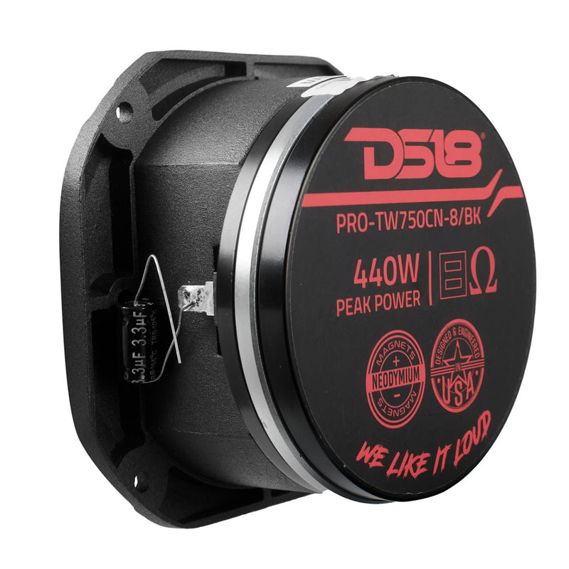 Load image into Gallery viewer, 4" Super Bullet Tweeter with 1.5" Titanium Voice Coil Neodymium Magnet 220 Watts 8-Ohm